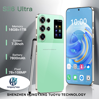 Smartphone S26 Ultra 16G+1TB Android 15 7,3 pouces 5G Version Globale Double Carte SIM Caméra Arrière 108MP Grande Mémoire Qualité Premium