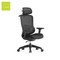 Chaise de bureau KEPO, dossier en maille, confortable, chaise de direction, chaise ergonomique