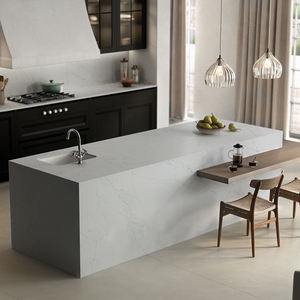 Goldtop OEM/ODM 5051 Calacatta Empira veine blanche grande dalle moderne dessus de table salle à manger hôtel cuisine comptoir dosseret mur - Product Image 5