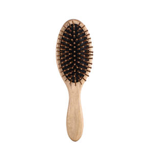 Cepillo de madera para masaje del cuero cabelludo con cerdas de madera para el cuidado y alivio del cabello de las mujeres - Product Image 5