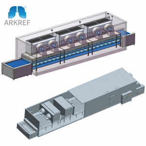 ARKREF CE-zugelassener Industrietunnel-Gefrier schrank/Iqf-Gefrier maschinen <span class=keywords><strong>tunnel</strong></span>/Gefrier gemüse-und Obst maschine - Product Image 3