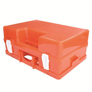 Botiquín de primeros auxilios personalizado con suministros botiquín de primeros auxilios impermeable botiquín naranja grande de plástico - Product Image 3