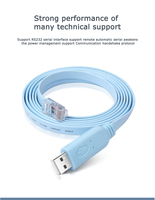 Cable de depuración de consola Usb a RJ45, cable de control del enrutador, interruptor de puerto serie, cable de conversión de control RS232