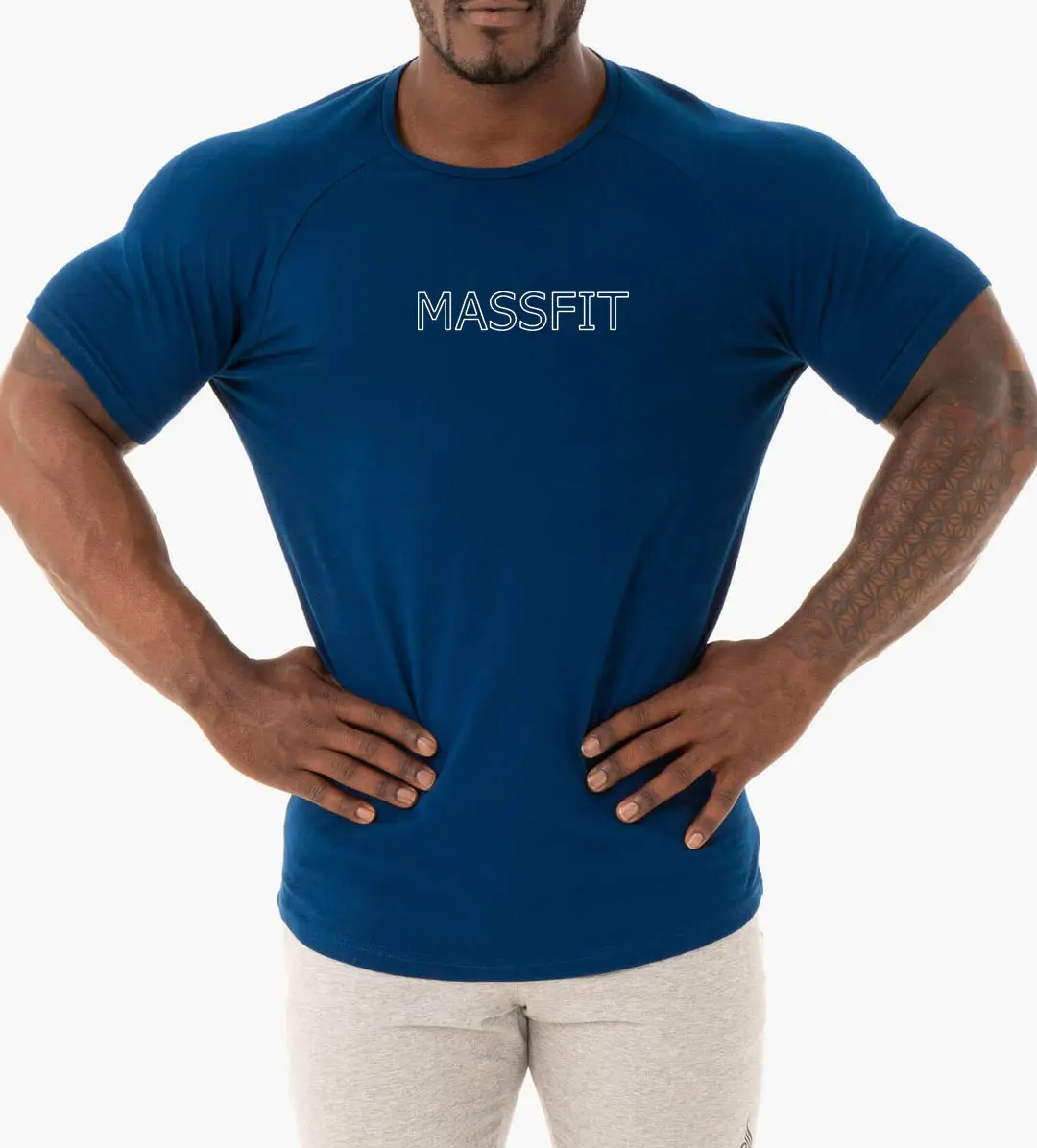 Özel Fitness giysileri erkek spor spor T gömlek fabrika