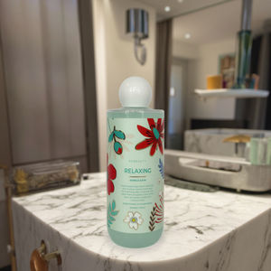 Gel de baño refrescante OEM Rose Honey Chamomile con tapa de bola sin parabenos vegano al por mayor baño de espuma relajante para adultos - Product Image 2