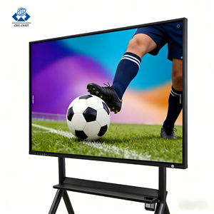 ZDHQ 136인치 16:9 LED 4K 인터랙티브 보드 안드로이드/윈도우 OS 펜/손가락 터치 블랙 1년 보증 교육용 사무용 - Product Image 1