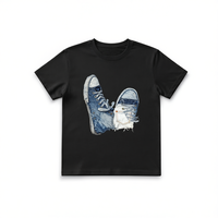 Camiseta Unisex 100% Algodón Jersey Estampada 210GSM Casual Transpirable y Duradera