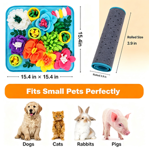 Alfombra de Tela Moderna para Perros, Juguete de Rompecabezas, Alfombra de Alimentación, Juguete de Enriquecimiento, Alivio de la Ansiedad, Entrenamiento Interactivo de Alimentación Lenta - Product Image 6