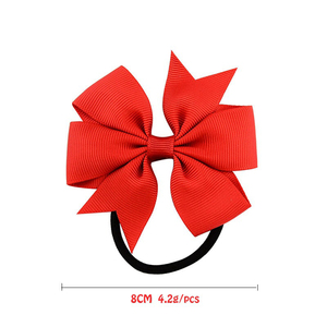 BELLEWORLD – porte-queue de cheval 20 couleurs, ruban mignon 8cm, nœuds de cheveux, élastiques pour bébé fille - Product Image 2