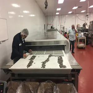 Túnel de enfriamiento de barra de chocolate completamente automático de ahorro de costos de alto rendimiento