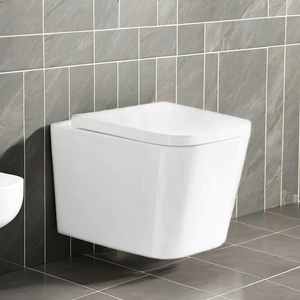 Australia marca de agua moderna de una pieza de porcelana Wc montaje en pared Hotel inodoro en <span class=keywords><strong>cisterna</strong></span> de pared - Product Image 3