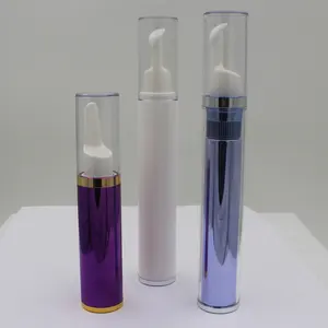 Botol Pompa Krim Mata Plastik Akrilik Hot Stamping Penyemprot 15Ml