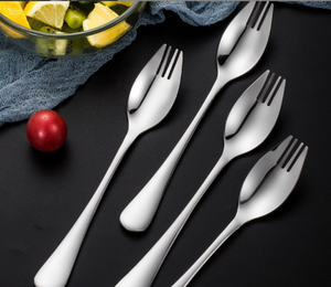 Cuchara y Tenedor Multifunción de Acero Inoxidable de Lujo Grace DFS1111, Cubiertos 2 en 1 - Product Image 4