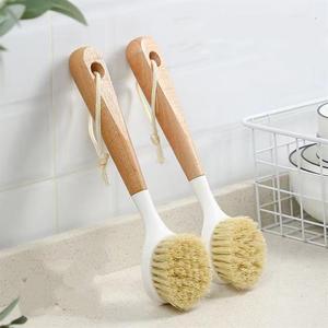 Cepillo para Lavar Platos con Mango de Madera, No Daña las Ollas, para Lavavajillas de Cocina, Uso Doméstico - Product Image 1