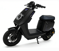 Moto électrique cargo 14 pouces 1500W 72V22A avec batterie au lithium, cadre en acier triple tube, pédales larges et double frein à disque