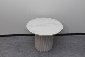 Ensembles de tables basses modernes en Sinterstone et bois, au design élégant et pliable, pour le mobilier de salon - Product Image 6