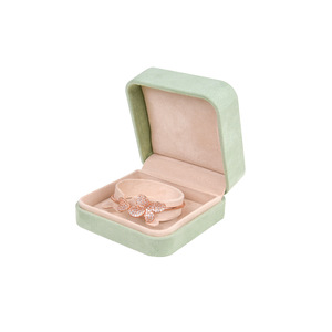 Estuche de Joyería de Gamuza de Alta Gama, Estuche de Lujo para Anillos, Pulseras, Collares y Aretes - Product Image 5