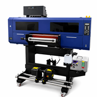 Nouvelle imprimante UV DTF automatique de 60 cm avec tête d'impression I3200, encre UV CMYK, blanc et vernis, machine d'impression d'étiquettes en cristal
