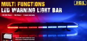 47 ''High Visibility Strobe Lights Safety Vehicles Emergência Light Bar R65 Ambulância Light Bar Com Função de Conselheiro de Tráfego