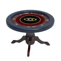 Tables de poker rondes multijoueurs YH 140*140cm avec impression numérique simple et plateau pour jetons