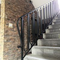 Balustrade de balcon décorative en fer forgé pour extérieur