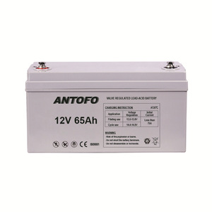 Batterie au plomb régulée par valve Antofo 12V 65Ah à décharge profonde pour stockage d'énergie solaire - Product Image 1