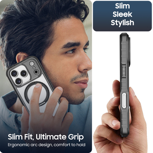 Directo de Fábrica: Carcasa Magnética con Anillo Giratorio de 360 Grados para iPhone 17 Pro Max, Funda Protectora Mate - Product Image 3