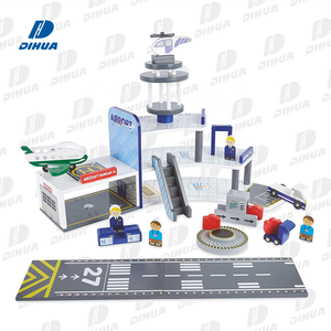 PowerTRC Airport Play Set Airports Toy With Airplanes, Vehicles, Figures & Accessories, Play Mat Interactive Learning Toys For Toddlers