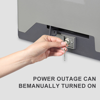 Ouvre-porte coulissant automatique moderne Turtech SLG-A-2500-AC avec capacité de 2500 kg pour utilisation en extérieur/cour en Chine