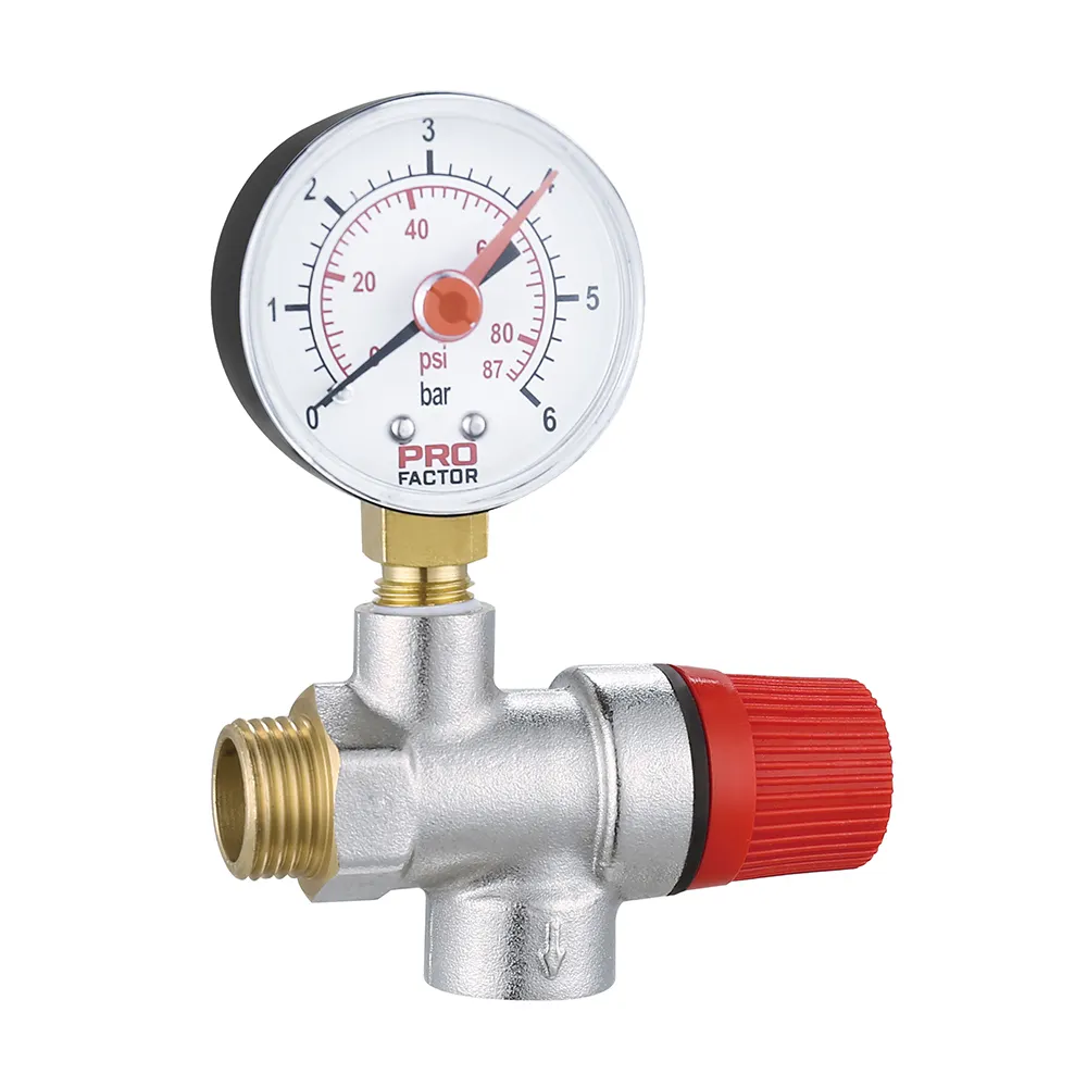 Water Pressure Valve Water Heater Mini Pressure Relief Safety Timer Valve Safe Brass Fresh Water High Temperature Low Temperature Manual General