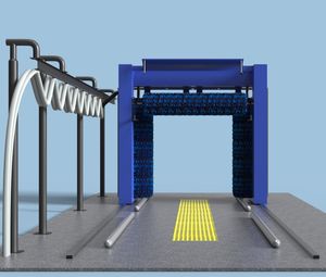 غسيل الحافلات والشاحنات الأوتوماتيكي بالكامل مع الشامبو المنظف ونظام غسيل الشاحنات والحافلات عالي الكفاءة بالتحكم PLC - Product Image 5