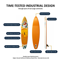 Planche de paddle gonflable en PVC Drop Stitch, stable, à aileron unique, grande flottabilité, pour sports nautiques en extérieur