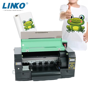 Nuova Stampante Inkjet DTF Automatica A3 LINKO con Doppia Testina I1600 per Stampa a Trasferimento Termico su Magliette per Piccole Imprese - Product Image 1