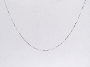 Collar de Platino Pt950 Blanco Pulido de Lujo, Eslabones Anchos y Planos, Estilo Minimalista Unisex, Adorno Premium para Banquete, Regalo - Product Image 1