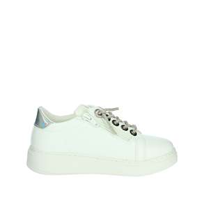 Zapatillas Deportivas para Niña Ferre, Blancas y Plateadas, con Suela Gruesa, Zapatos de Moda - Product Image 4