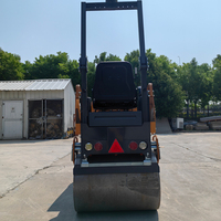 Compacteur à double tambour diesel certifié CE EPA de 0,62 tonne, 1 tonne, 3 tonnes, 5 tonnes, mini-compacteur à rouleaux de 1 tonne