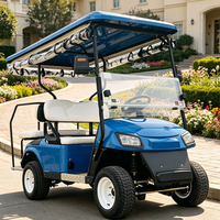 Mobil Golf Listrik 4 Kursi dengan Atap Berlubang Khusus