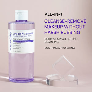 <span class=keywords><strong>Agua</strong></span> <span class=keywords><strong>de</strong></span> limpieza <span class=keywords><strong>micelar</strong></span> <span class=keywords><strong>de</strong></span> niacinamida <span class=keywords><strong>de</strong></span> pH bajo ODM/OEM, 500ml, Limpieza Profunda, lavado <span class=keywords><strong>de</strong></span> cara calmante, <span class=keywords><strong>agua</strong></span> desmaquillante hidratante - Product Image 1