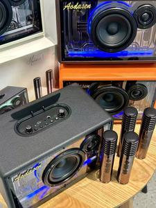 Gymsense kép microphone ngoài trời không Dây BT Karaoke Loa RGB Battery Powered cho trong nhà/máy tính bên sử dụng hoạt động cho - Product Image 5