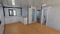 Maison conteneur pliable à double aile de différentes tailles, 3 chambres, maisons amovibles, maison préfabriquée extensible