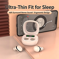 Mini écouteurs TWS ANC sans fil intra-auriculaires étanches IPX6 avec affichage numérique et faible latence
