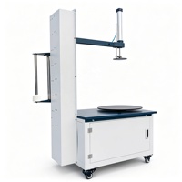 Machine d'emballage de palettes à grande vitesse à entraînement électrique, enveloppeuse de film étirable LLDPE avec pédale, machine d'emballage pour boîtes en carton