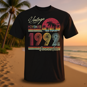 T-shirt vintage per il compleanno di novembre 1992, edizione Quarantine - Product Image 3