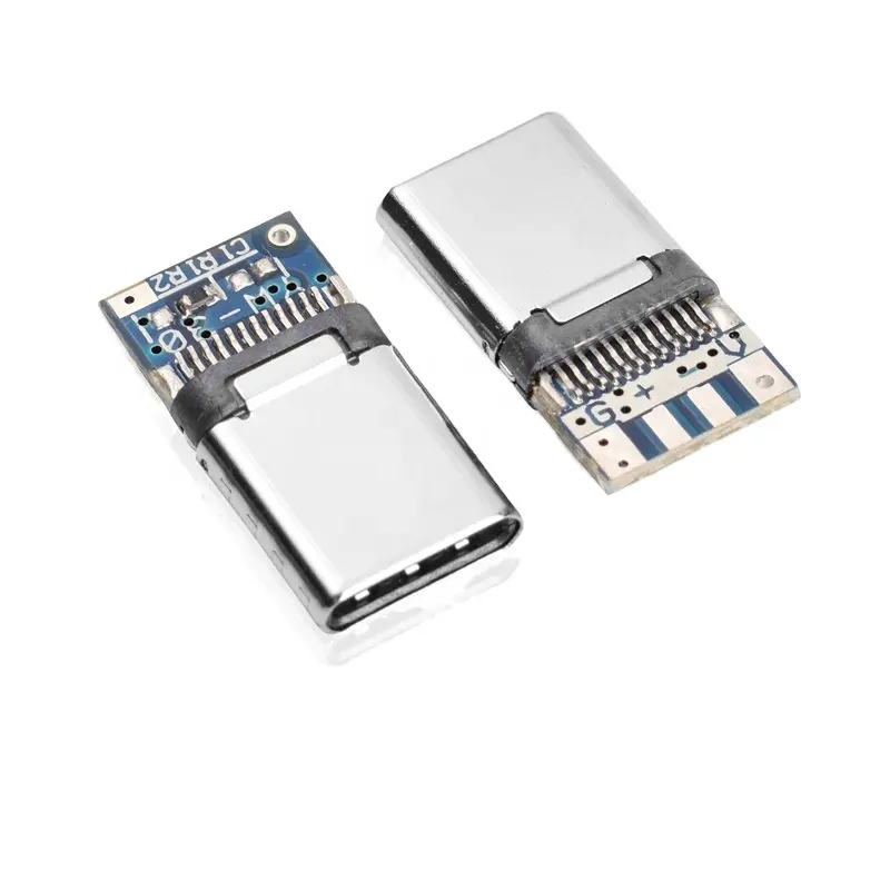 Разъем USB типа C папа 24pin с разъемом PCB типа C Plus