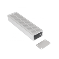 Boîtier d'amplificateur en aluminium pour équipement de contrôle intelligent, boîtier électronique extrudé, boîtier en aluminium