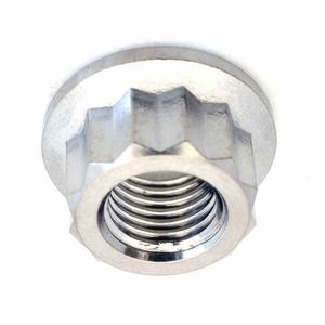 Tuerca Hexagonal de Brida de Titanio de 12 Puntas, Mecanizada por CNC, Personalizada, con <span class=keywords><strong>M8</strong></span> X 1.25 - Product Image 2