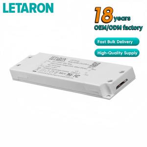 ไดรเวอร์ LED Letaron ได้รับการรับรองจาก FCC กันน้ำ ประสิทธิภาพ 80-89% บางเฉียบ 12W AC-DC  ตัวเรือนพลาสติก 120VAC จ่ายไฟเดี่ยว - Product Image 2