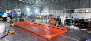 Abri de voiture durable, tente de rangement, tente de garage gonflable, couverture <span class=keywords><strong>bulle</strong></span> pour voiture, usage extérieur commercial personnalisé - Product Image 5