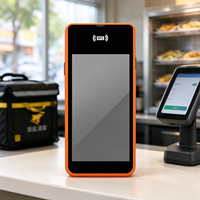 Terminal de paiement mobile Android portable, écran tactile 5,45 pouces, MT8766V, NFC, caisse enregistreuse, garantie 1 an