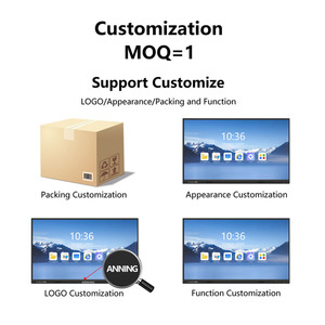 Papan tulis inframerah layar Digital LCD, papan pintar layar sentuh interaktif untuk kelas 55 65 75 86 100 inci, harga murah